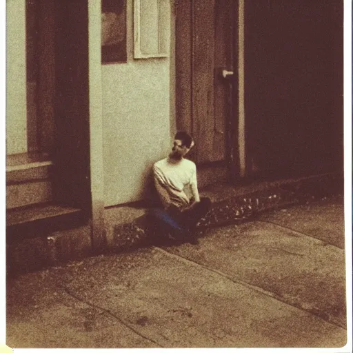 Image similar to polaroid of loneliness dream