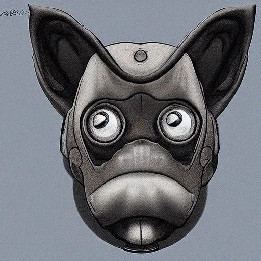 Prompt: a alien dog from half - life, digital art