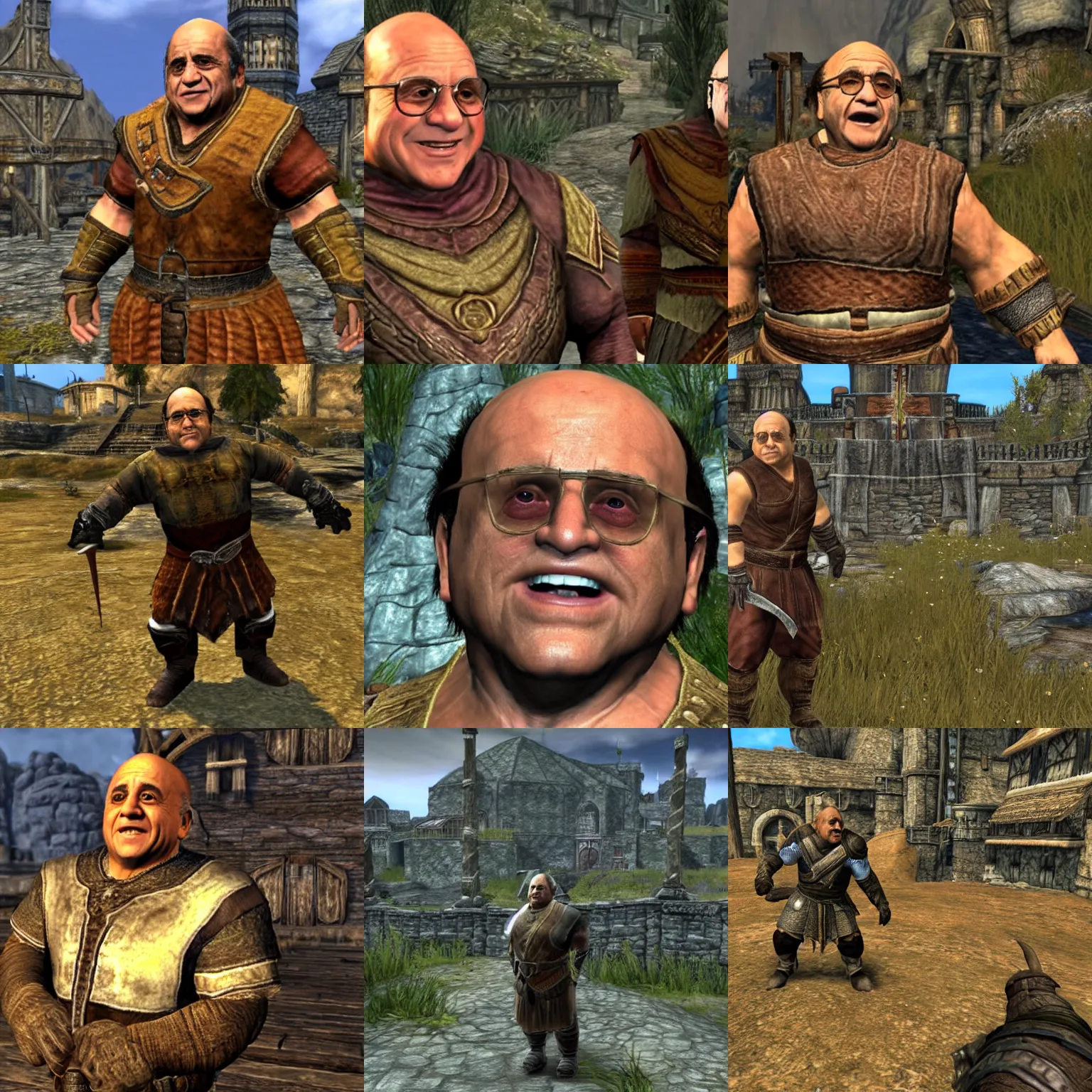 Danny DeVito in The Elder Scrolls IV Oblivion Stable Diffusion OpenArt