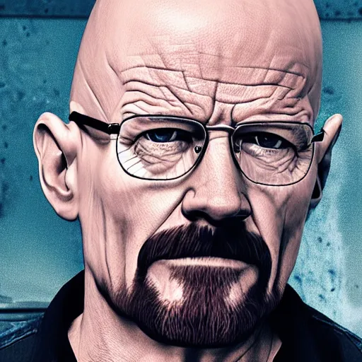 Prompt: Walter White in sons of anarchy 4K quality super realistic