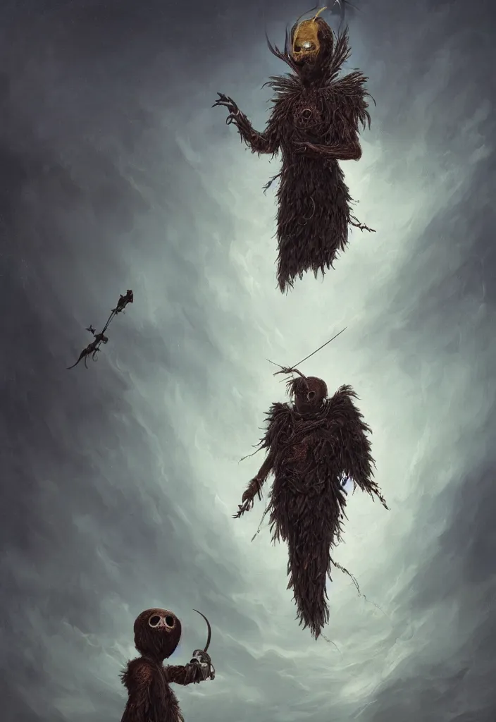 Image similar to a beautiful digital illustration portrait of an anthropomorphic tick as the angel of death by benoit b. mandelbrot, steven belledin, martin johnson heade, lee madgwick, caspar david friedrich, and david rios ferreira. 8 k resolution trending on artstation concept art digital illustration