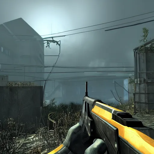 Prompt: Screenshot of Half-life 3