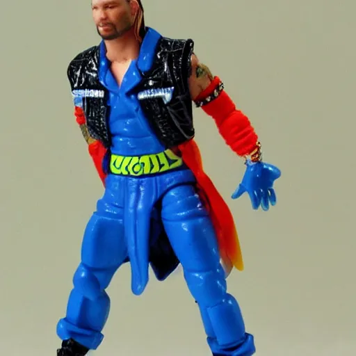 Prompt: jody highroller, miniature action figure, ebay photo