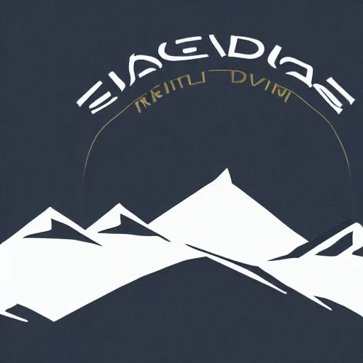 Prompt: engineering company named skadi, mountain development, logo, detailed, 4 k,