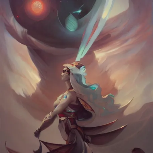 Prompt: Aegis by Peter Mohrbacher