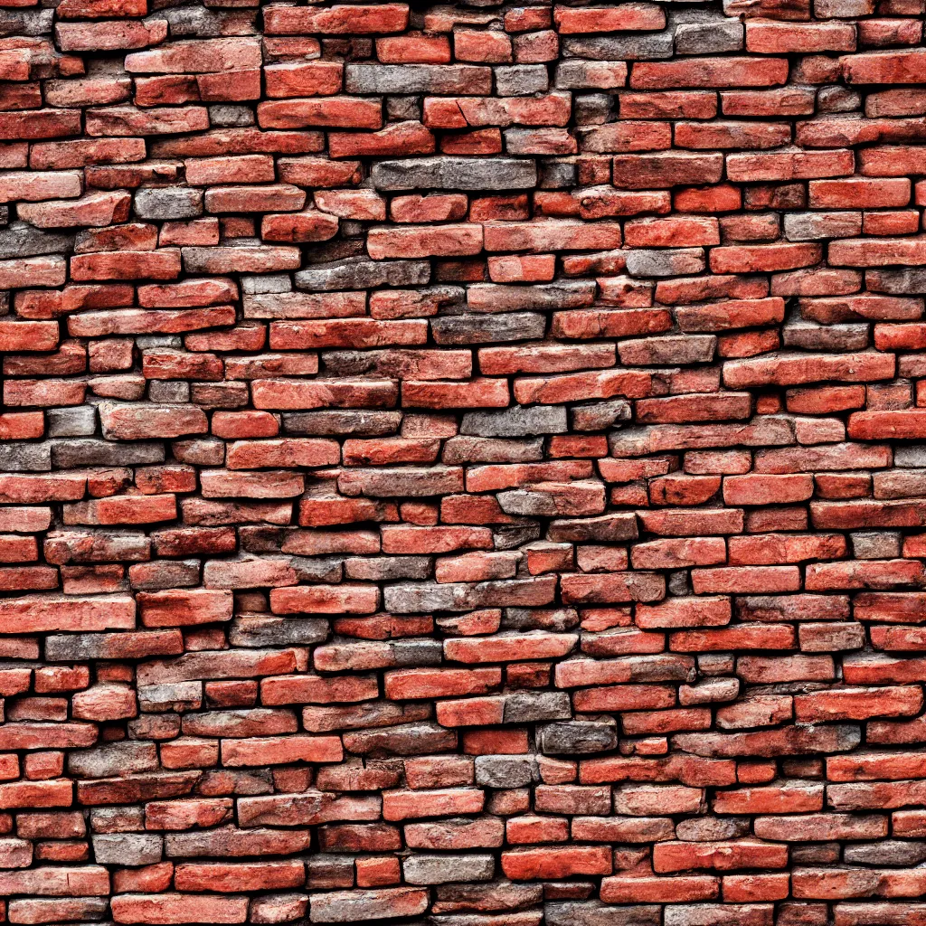 Prompt: a brick texture