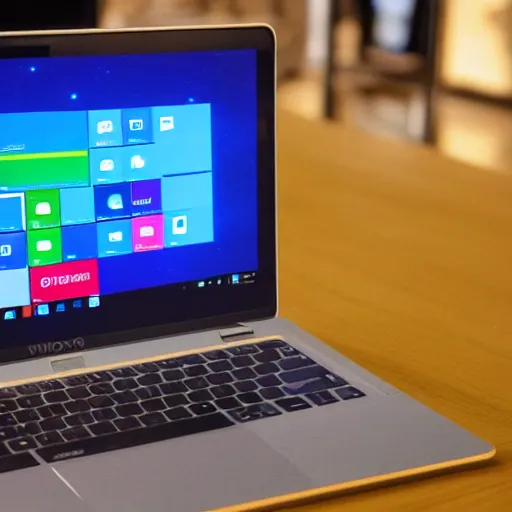 Prompt: Windows 10 on a Macbook