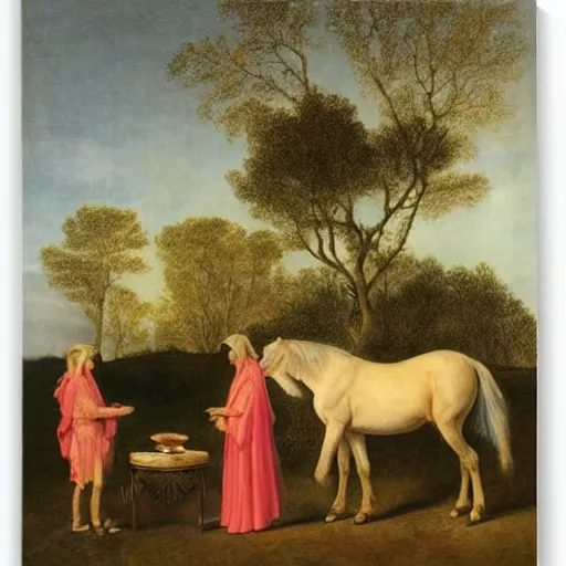 Image similar to offerings for the horse goddess by george stubbs