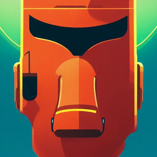 Image similar to face icon stylized minimalist futurama, loftis, cory behance hd by jesper ejsing, by rhads, makoto shinkai and lois van baarle, ilya kuvshinov, rossdraws global illumination