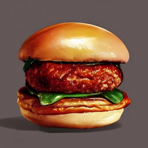 Image similar to a faberge burger