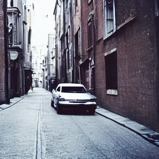 Prompt: a car in a street