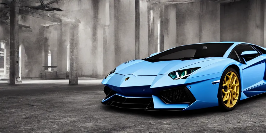 Prompt: lamborghini aventador mixed with a GSX-r1100, unreal 5, hyperrealistic, realistic, photorealistic, dynamic lighting, highly detailed, cinematic landscape, studio landscape, studio lighting