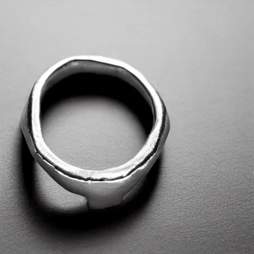 Image similar to perfect studio photography of a celtic ring on a white surface