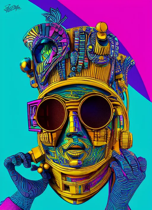 Image similar to funkpunk 3 d abstract artwork, psychedelic, intricate, digital art, artstation, detailed