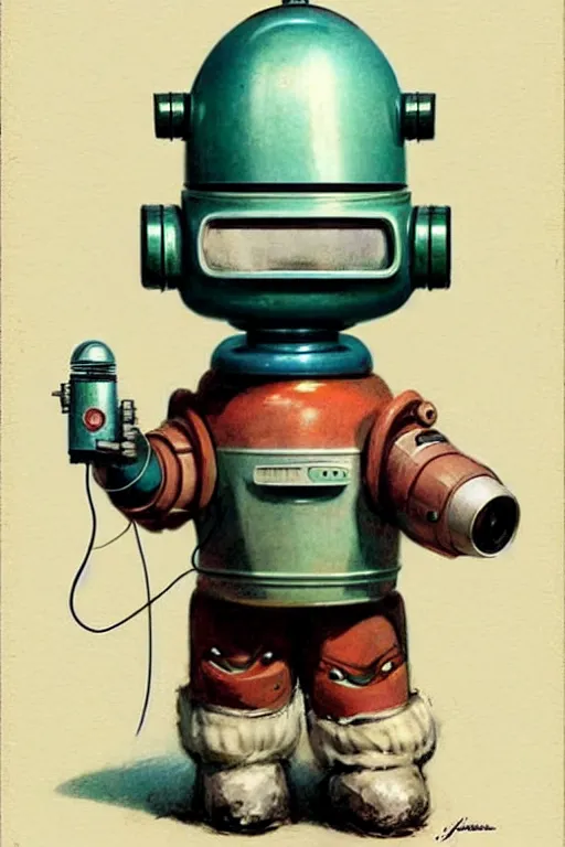 Image similar to ( ( ( ( ( 1 9 5 0 s retro future android robot knome. muted colors. childrens layout, ) ) ) ) ) by jean - baptiste monge,!!!!!!!!!!!!!!!!!!!!!!!!!