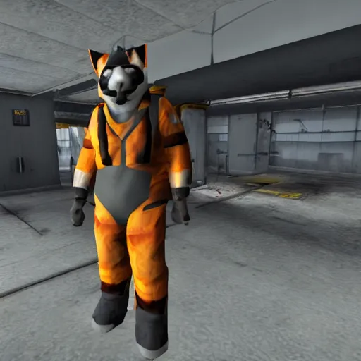 Image similar to half - life 2 civil protection furry