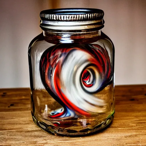 Image similar to whirlwind in a jar