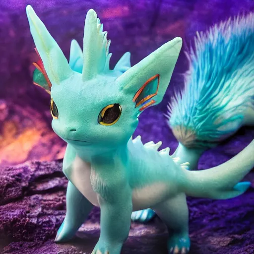 Image similar to national geographic photo of vaporeon, pokemon in the wild, intricate, portrait, 8 k highly professionally detailed, hdr, award winning