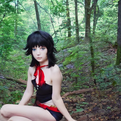 Image similar to Ryuko in the Appalachian forest