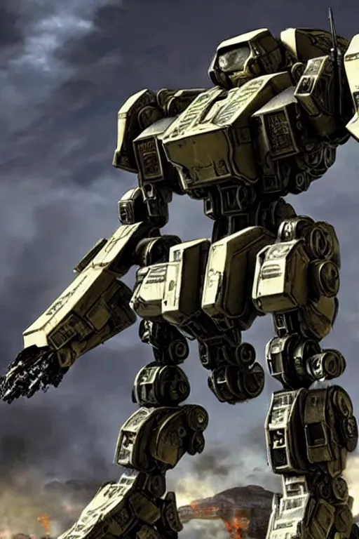 Image similar to cinematic still in mechwarrior _ 5, intricate ornate humanoid mecha warrior,