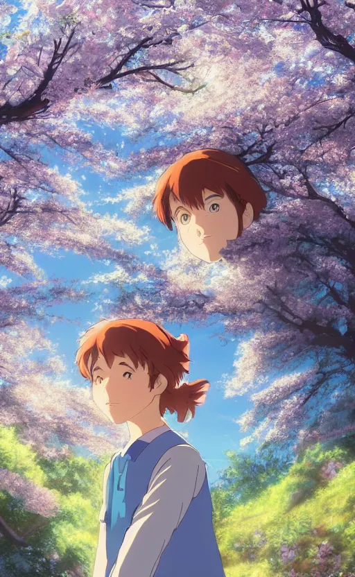 Prompt: an ultrawide photo of picollo standing in front of sakura trees, studio ghibli concept art, detailed face, beautiful face, beautiful eyes, beautiful lighting, hdr, 4 k