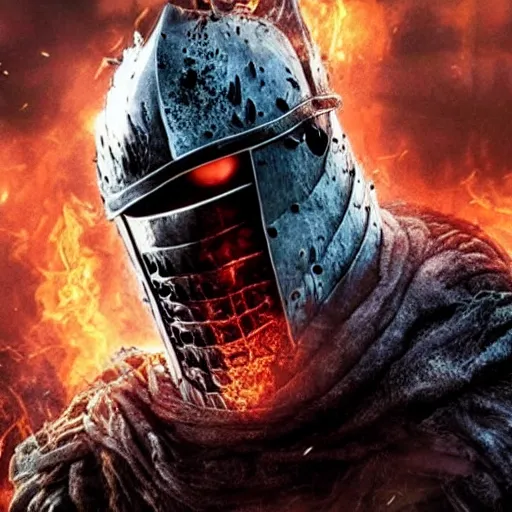 Prompt: a glossy promotional image for the upcoming slapstick comedy movie 'Dark Souls'