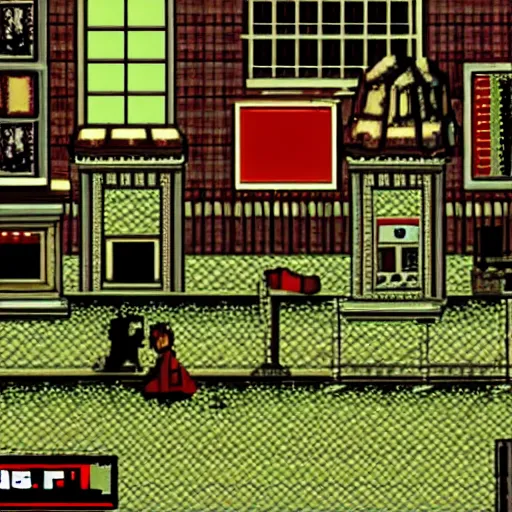 Prompt: Insidious (2010) game for Super Nintendo, screenshot