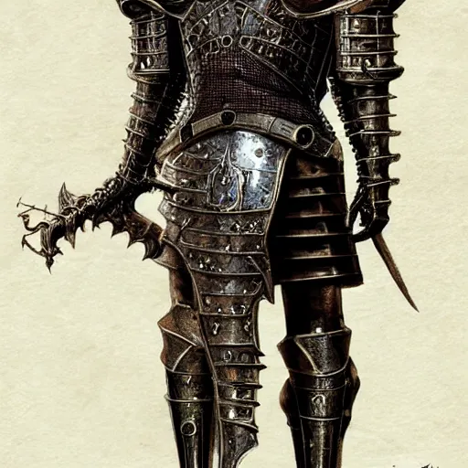 Prompt: a medieval styled cyborg armor, by hr giger, kentaro miura, wayne barlowe, bloodborne, dark souls, breathtaking, sense of awe