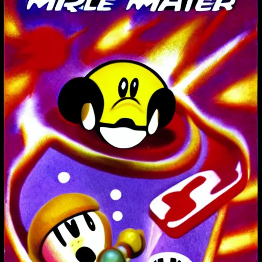 Prompt: miracle matter from kirby 6 4