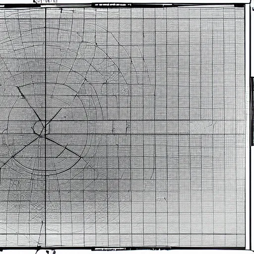 Prompt: radar screen from 7 0 ’ s showing islands