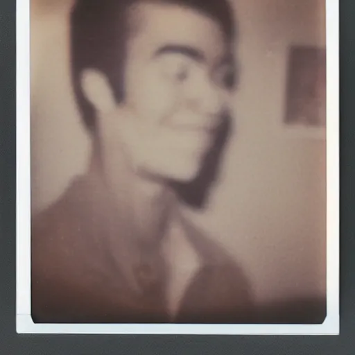 Image similar to polaroid image of an attractive man