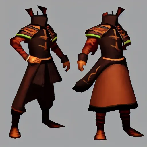 Prompt: old school RuneScape character