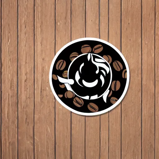 Image similar to ninja coffee logo sign