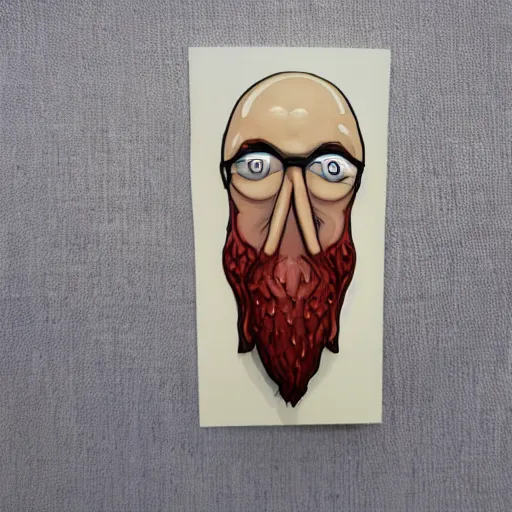 Prompt: man with squid face, formal portrait, bust portrait, victorian, zoidberg, squid