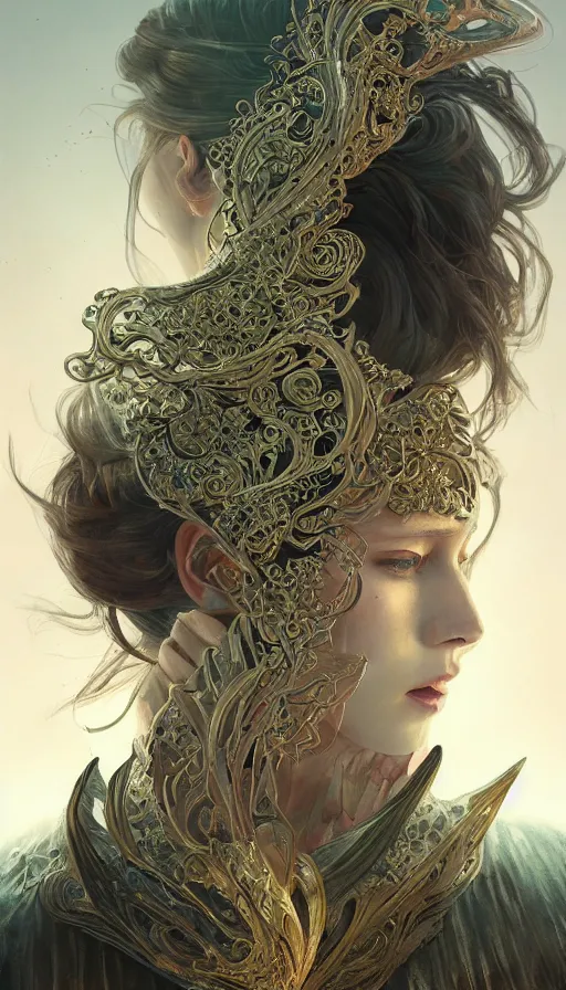 Image similar to broken life, fame of thrones, lord of daggers, neon, fibonacci, sweat drops, intricate fashion clothing, insane, intricate, highly detailed, digital painting, artstation, concept art, smooth, sharp focus, illustration, Unreal Engine 5, 8K, art by artgerm and greg rutkowski and alphonse mucha