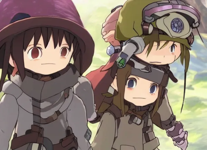 Image similar to riko and reg from made in abyss