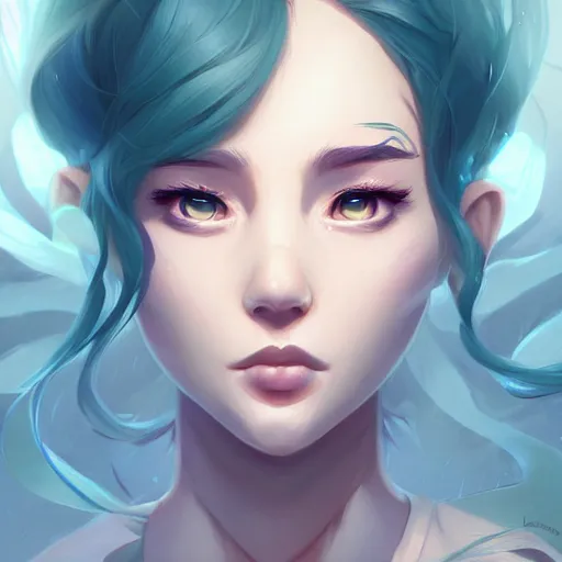 Image similar to a portrait of a beautiful marine, art by lois van baarle and loish and ross tran and rossdraws and sam yang and samdoesarts and artgerm and saruei, digital art, highly detailed, intricate, sharp focus, Trending on Artstation HQ, deviantart, unreal engine 5, 4K UHD image