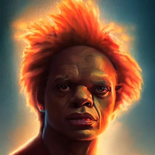 Image similar to portrait of doc brown as ( ( ( lion king ) ) ), disney animation, sharp, illustration, sharp, fanart, anime key art by greg rutkowski, bloom, dramatic lighting sharp focus, cinematic, artbook, smooth, centered