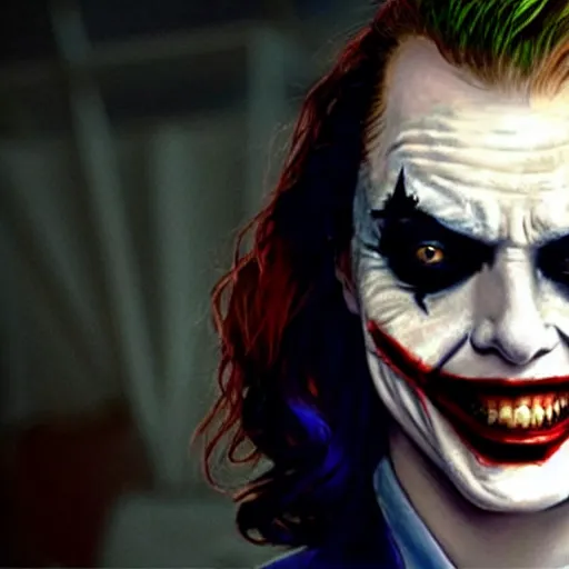 Image similar to Emma Stone as The Joker