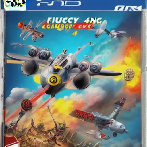 Image similar to video game box art for a game called flying ace, 4 k, highly detailed cover art.