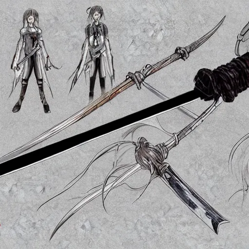 concept art. anime sword. large. cool. badass. | Stable Diffusion | OpenArt