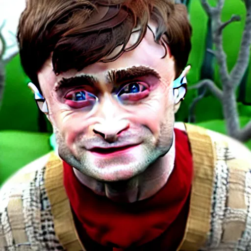 Prompt: daniel radcliffe plays a radish, film still, 8 k, trending