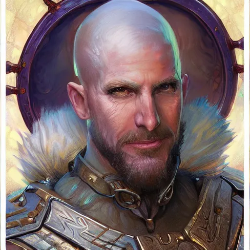 Image similar to Linus Tech Tips as a fantasy D&D character, portrait art by Donato Giancola and James Gurney, digital art, trending on artstation