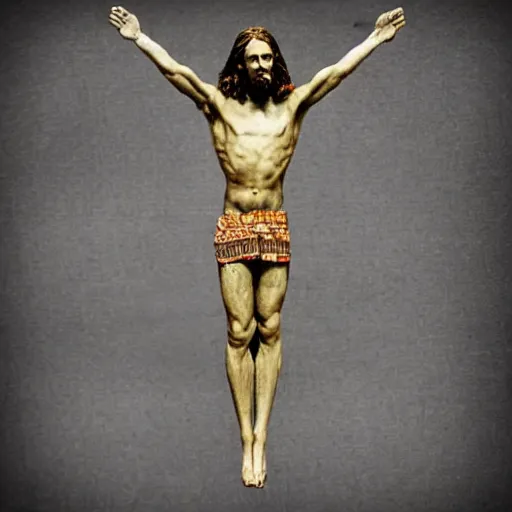 Image similar to t - posing jesus christ