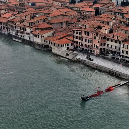 Image similar to a nuke explosion in chioggia