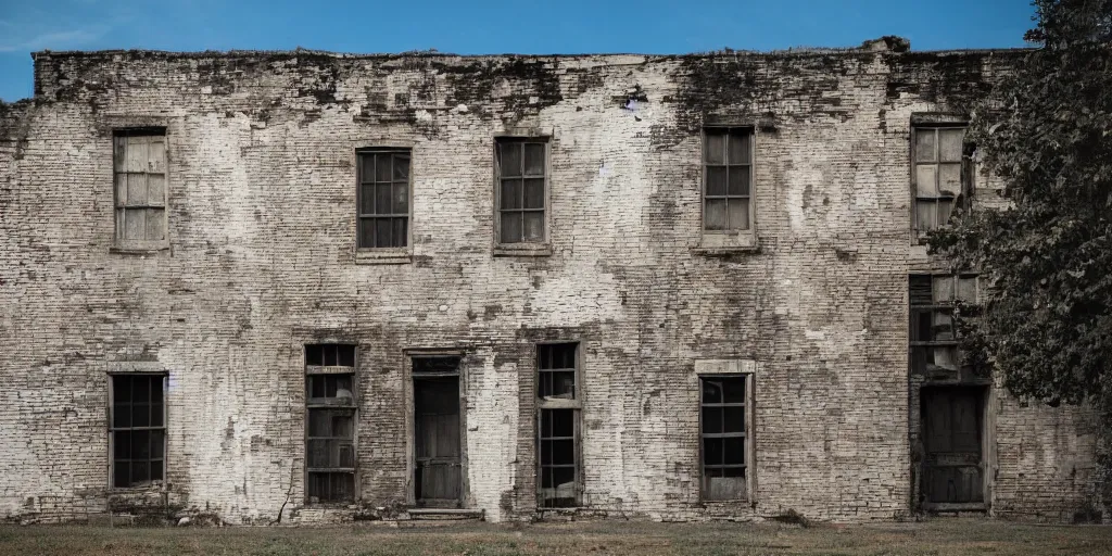 Prompt: Old Building, texture, view from front