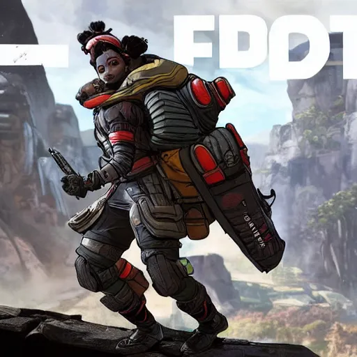 Prompt: loading screen, apex legends, high resolution, sharp focus, concept art, dynamic pose, cinematic lighting