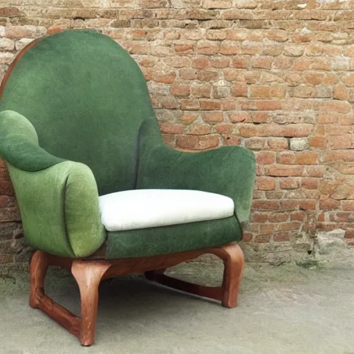 Image similar to an avocado armchair