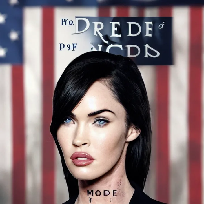 Image similar to megan fox as president in house of cards