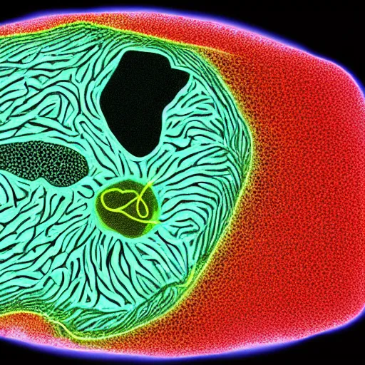 Prompt: the mind of the cell caught on camera